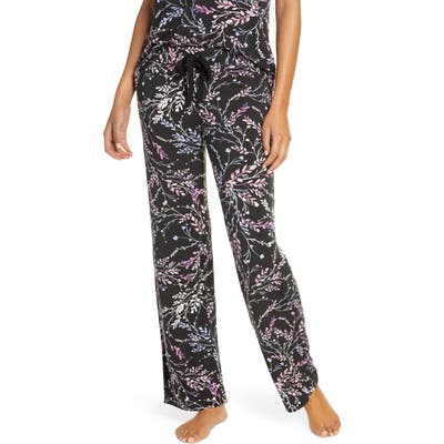 Pj Salvage Flora Pajama Pants, Black