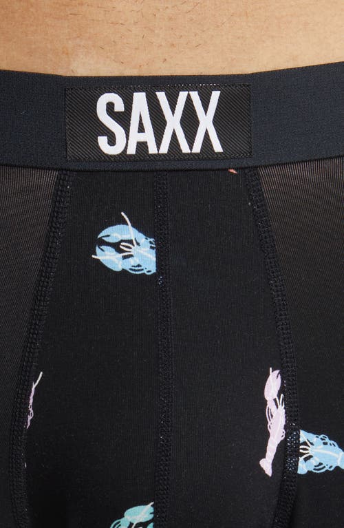 Shop Saxx 2-pack Vibe Super Soft Slim Fit Boxer Briefs In Oh Snap/black
