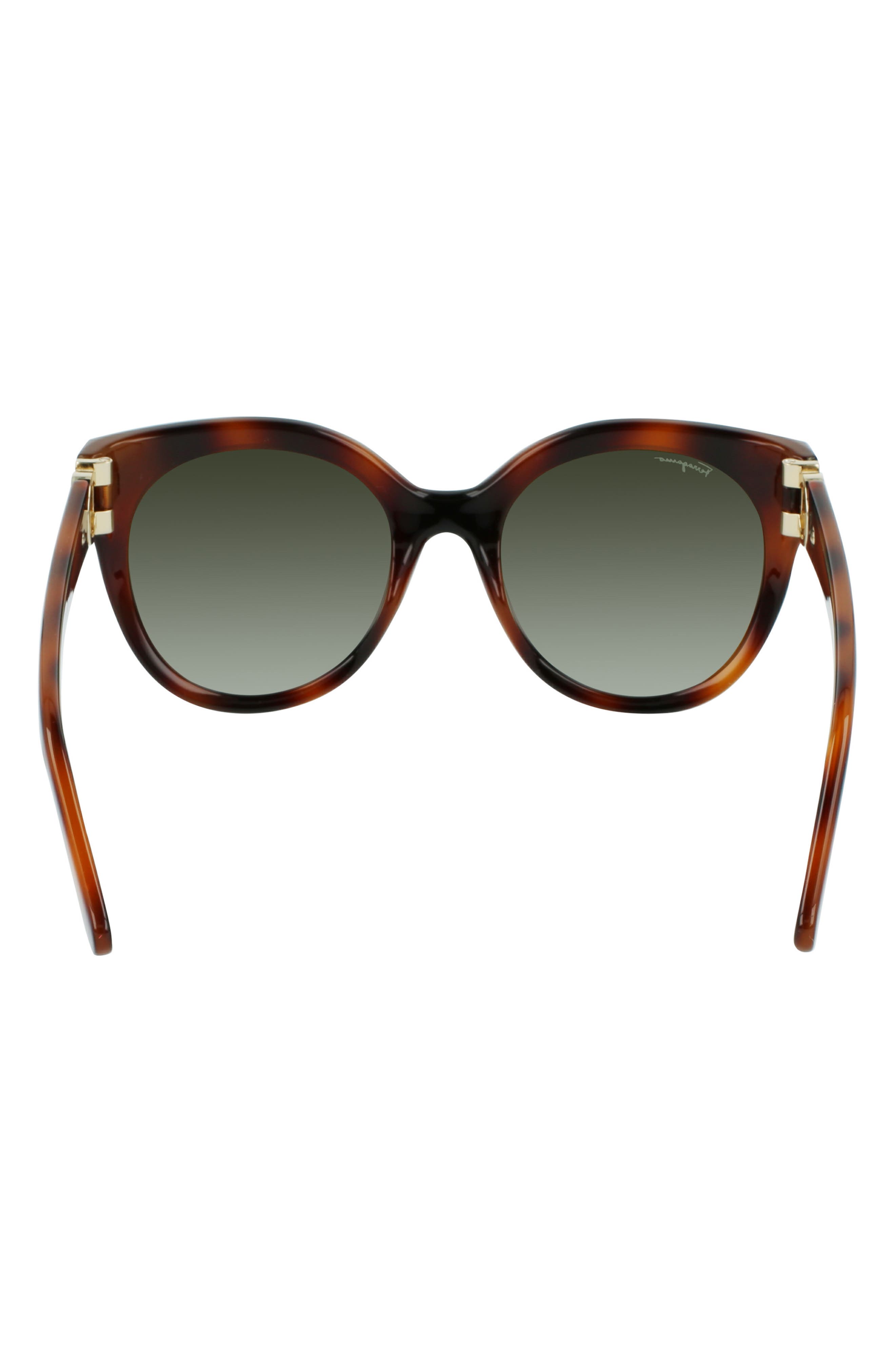 FERRAGAMO Gancini 53mm Round Sunglasses in Tortoise | Smart 