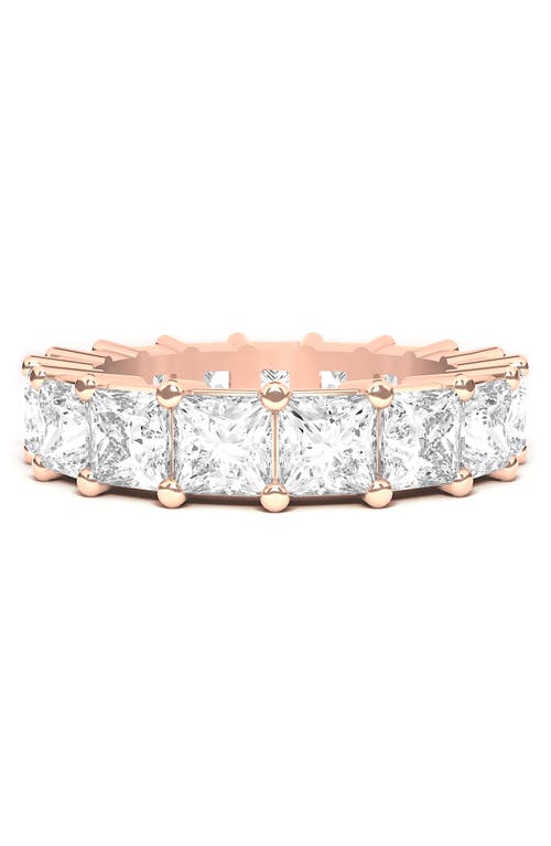 Hautecarat Lab Created Diamond Eternity Ring In 18k Rg