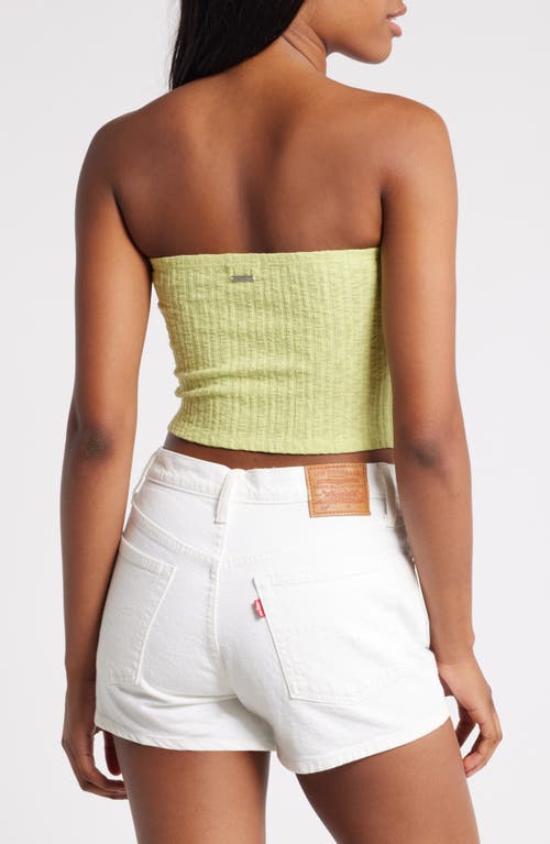 Shop Billabong Kora Knit Tube Top In Lime Zest