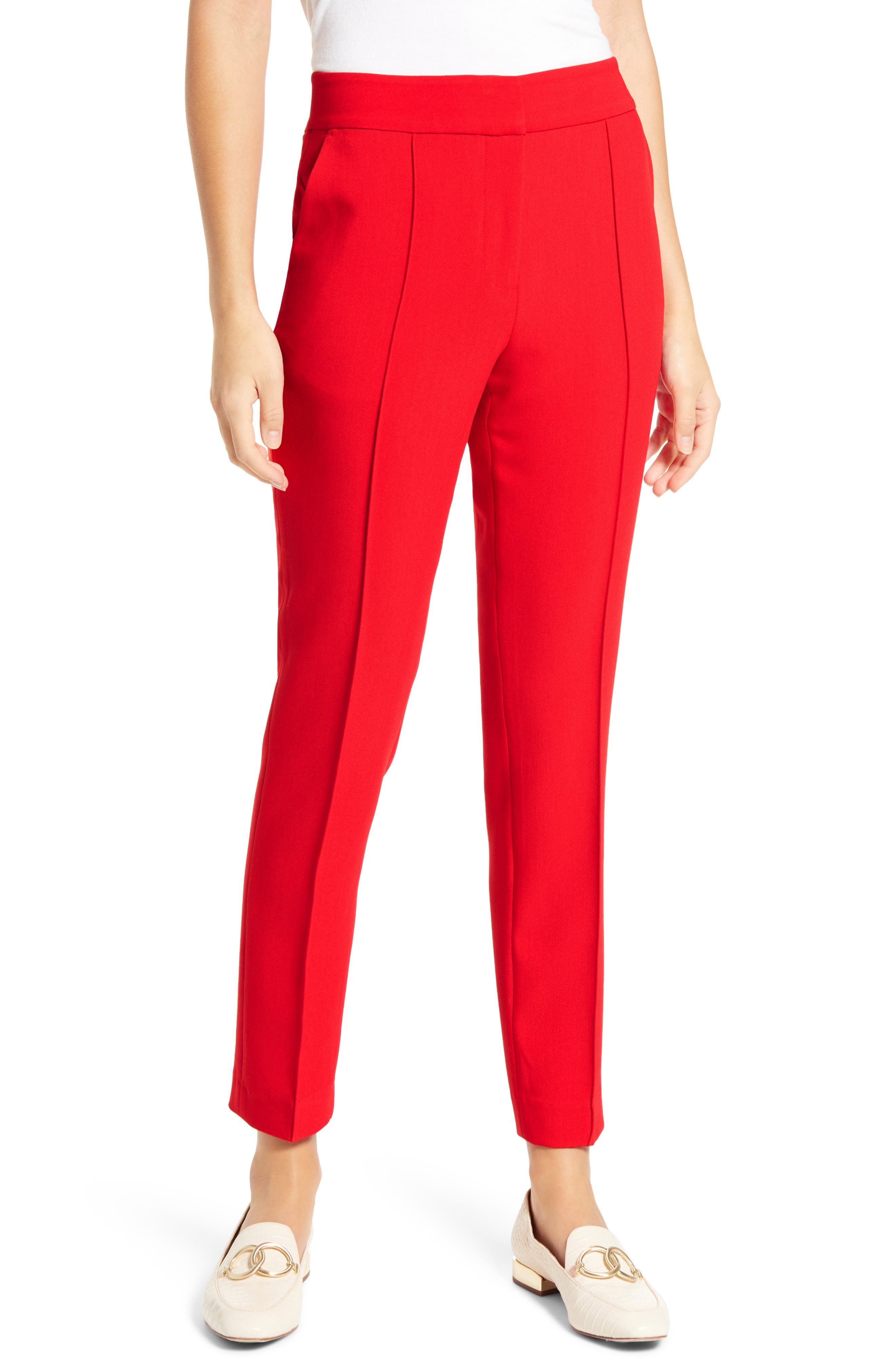 Vince Camuto Crepe Skinny Pants In 