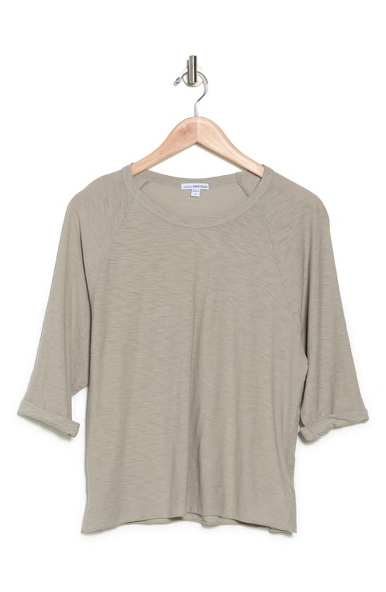 James Perse Raglan Sleeve Top In Mineral