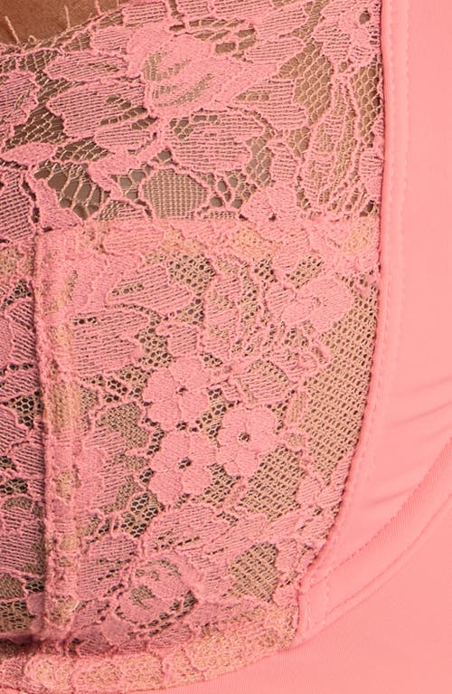Skarlett Blue Entice Underwire Full Coverage Bra In Geranium/cashmere