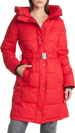 New! Sam Edelman Onion Quilted high quality Anorak Puffer Longline Jacket