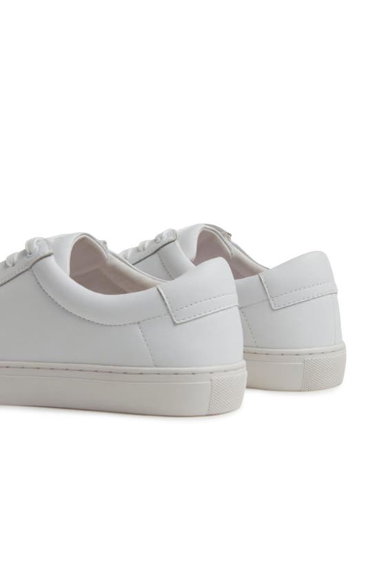 Shop 7 For All Mankind Leather Cupsole Sneaker In White