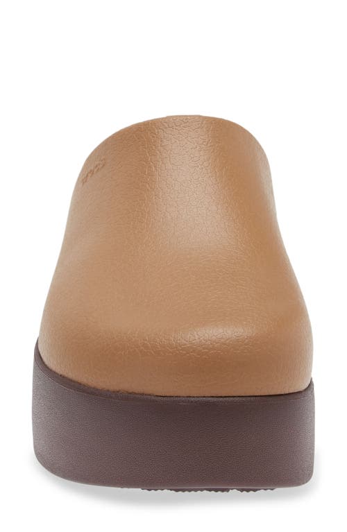 Crocs Dylan Platform Clog In Sepia