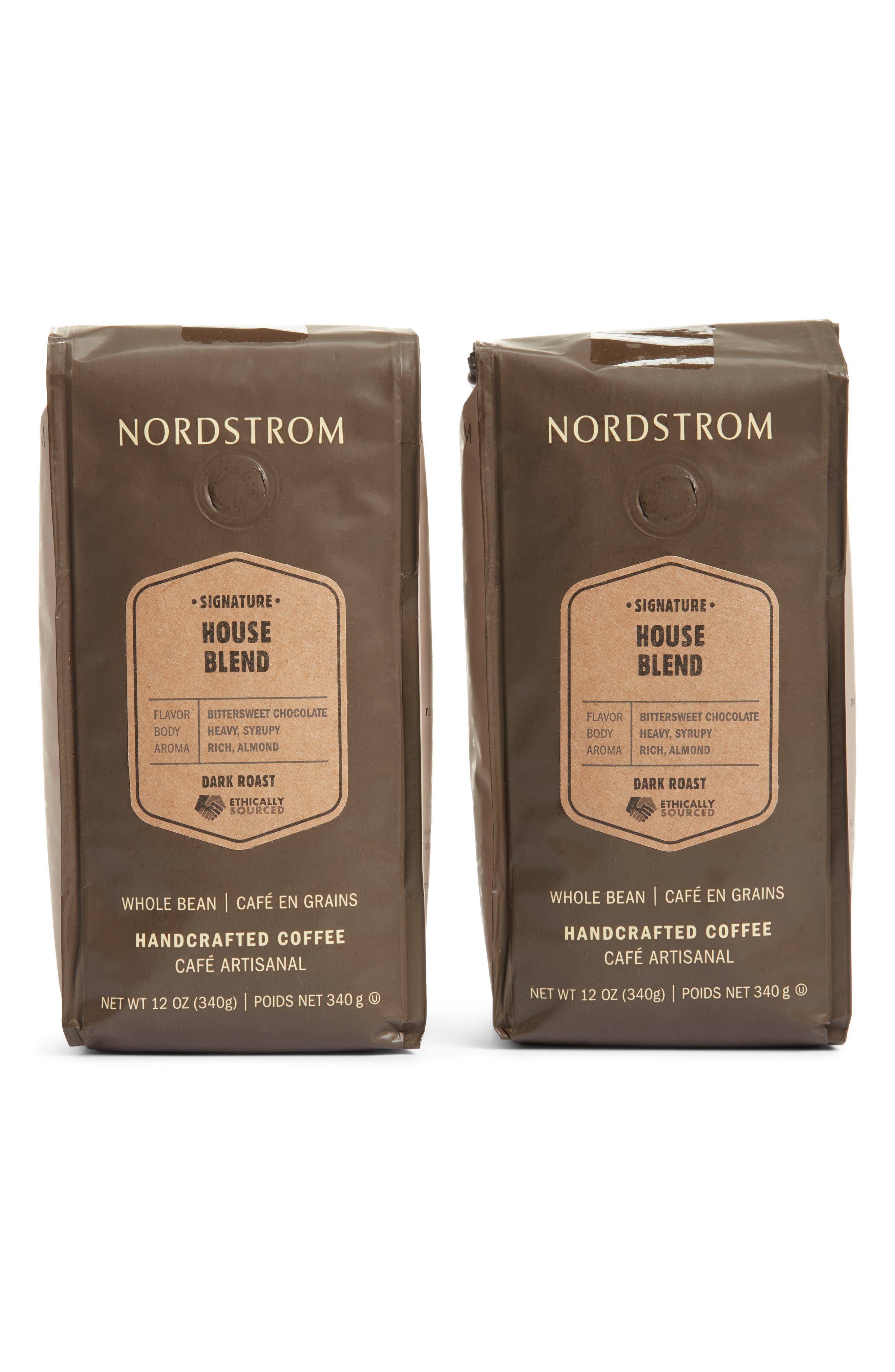 Nordstrom Ethically Sourced House Blend 2Pack Whole Bean Coffee