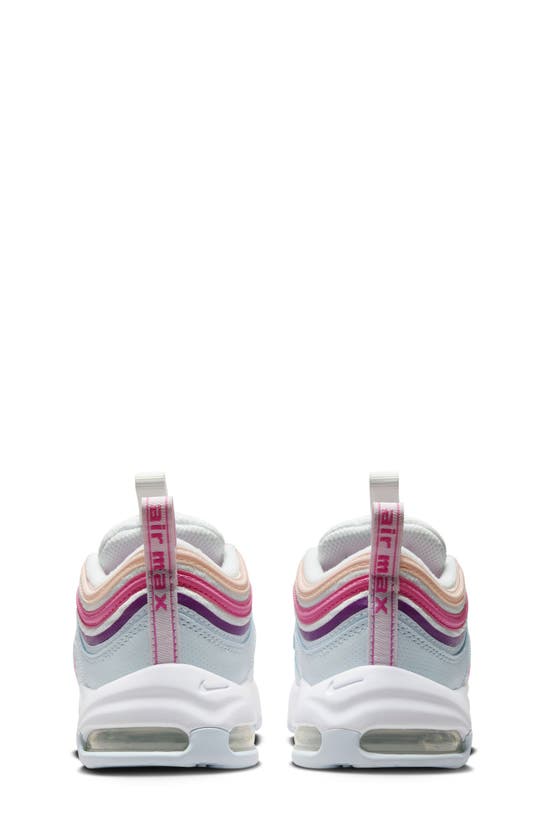 Shop Nike Kids' Air Max 97 Sneaker In White/ Blue/ Viotech/ Pink