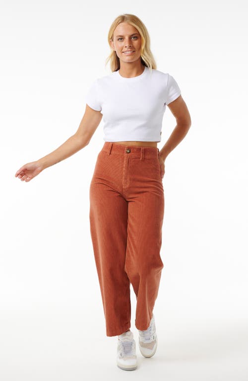 RIP CURL RIP CURL STEVIE COTTON CORDUROY ANKLE PANTS