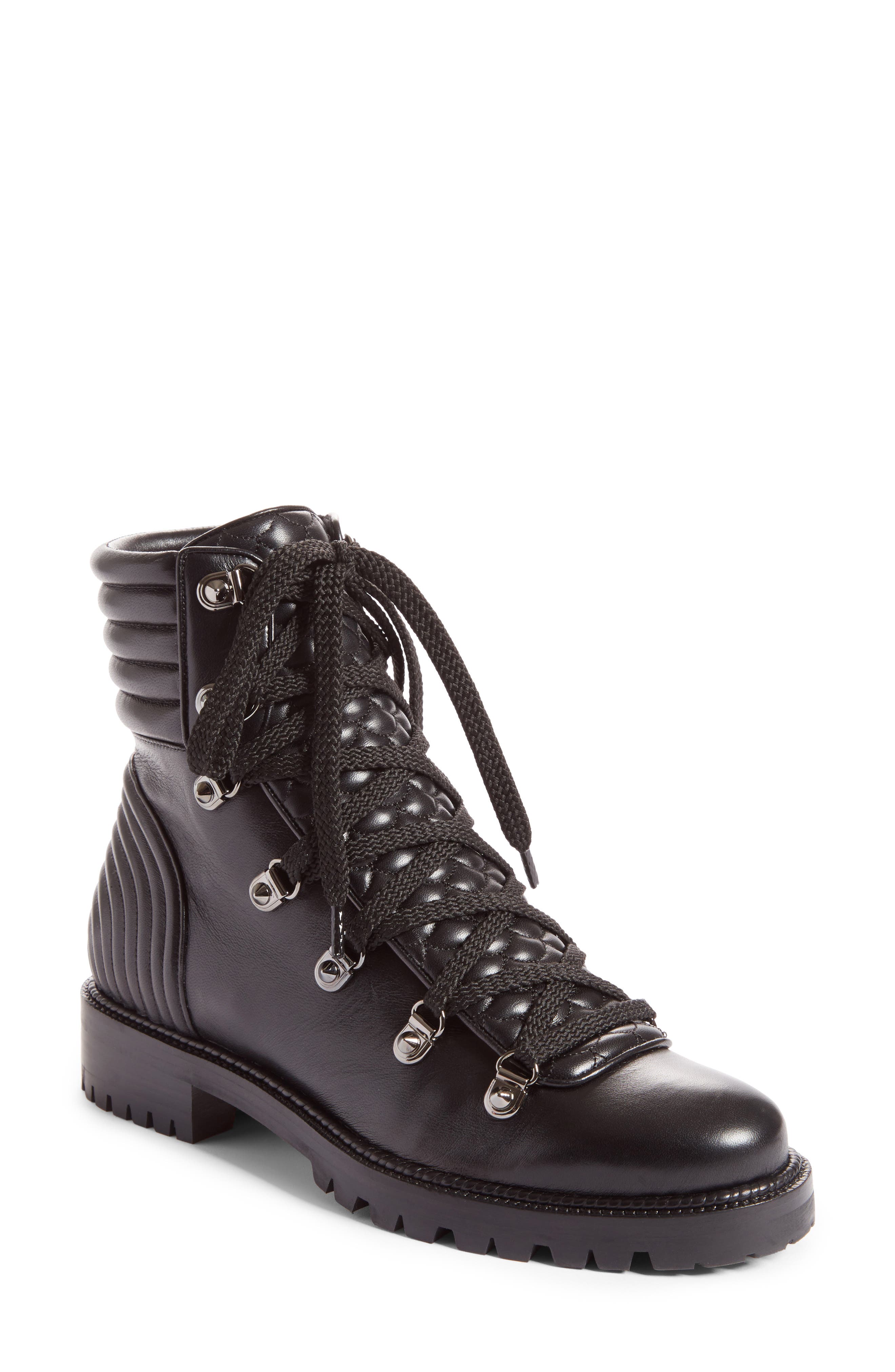 christian louboutin mad lace up boots