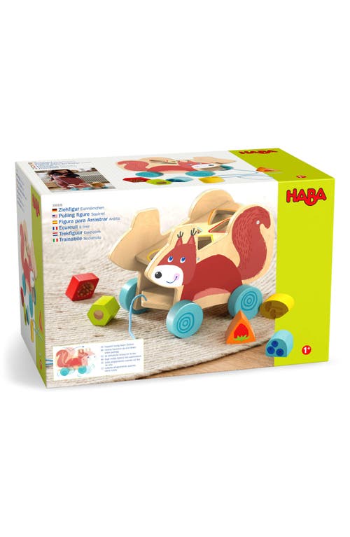 HABA Squirrel Pull Along Toy Sorting Box in Multi at Nordstrom