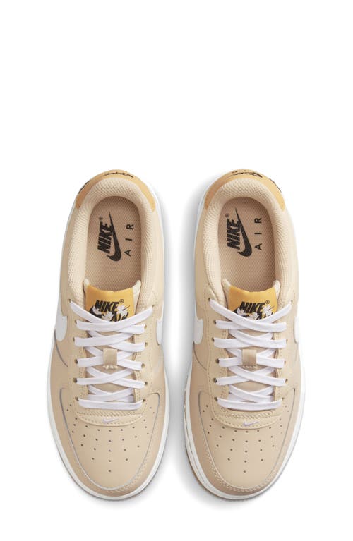 Shop Nike Kids' Air Force 1 Se Sneaker In Sanddrift/twine/black