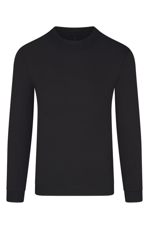 Shop Skims Outdoor Jersey Classic Fit Long Sleeve T-shirt In Onyx