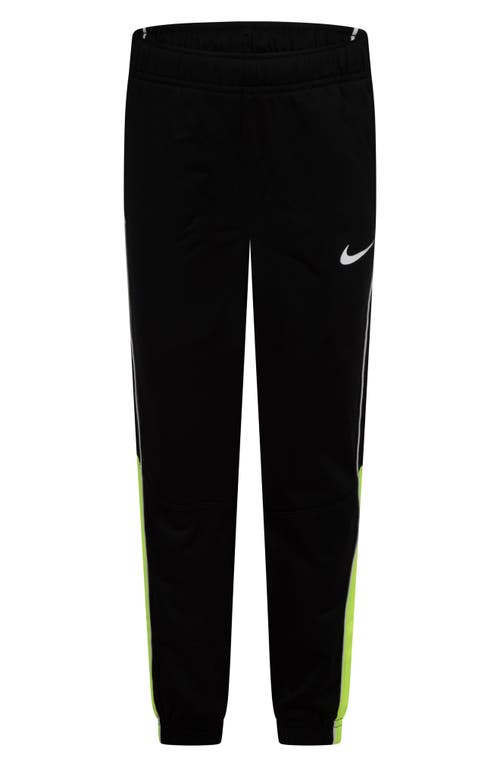 Shop Nike Tricot Color Blocked Jogger Pants (little Boys) In Trenched