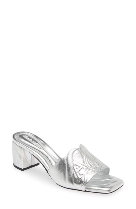 Nordstrom store silver sandals