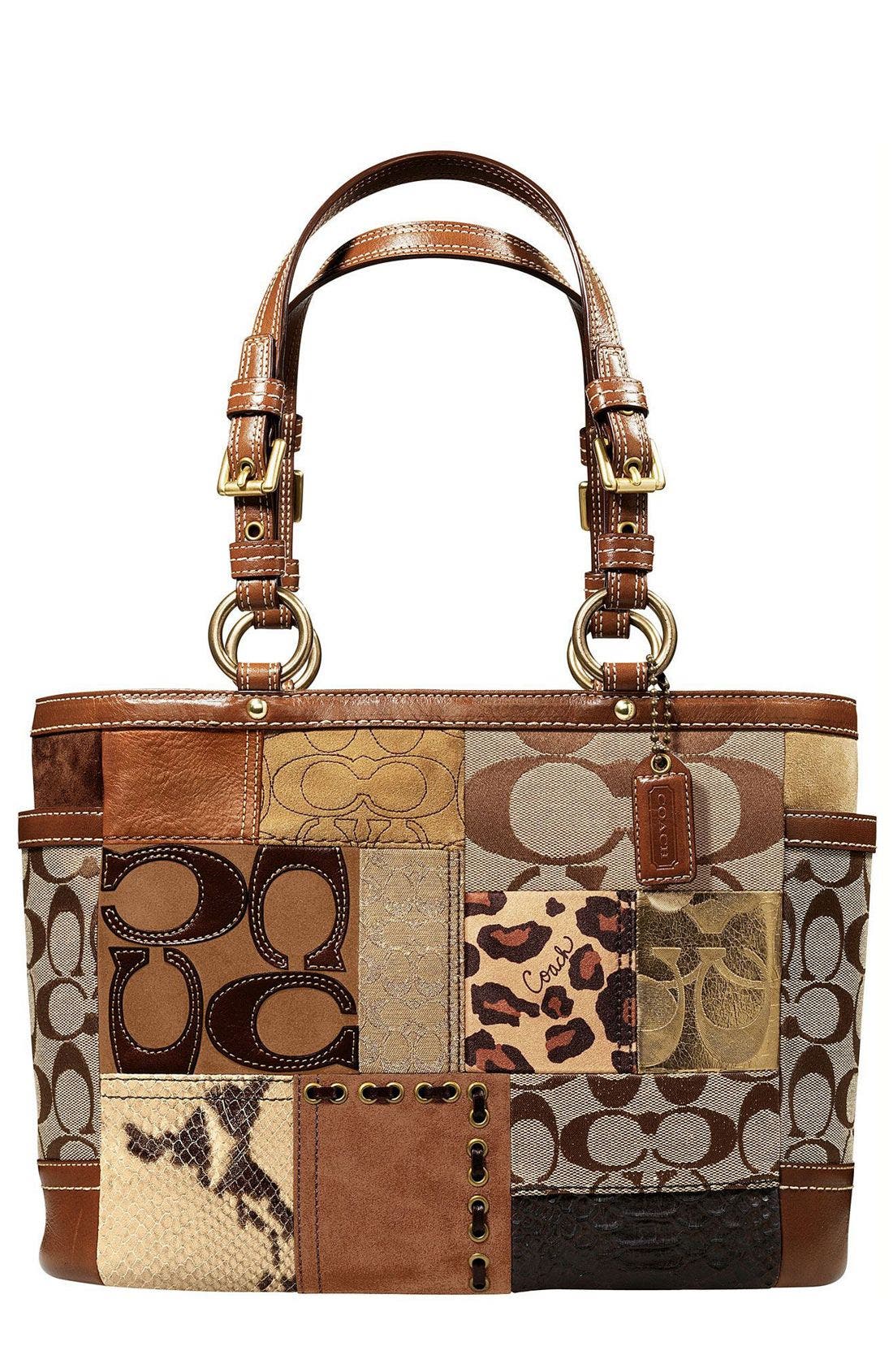 COACH FALL PATCHWORK GALLERY TOTE Nordstrom