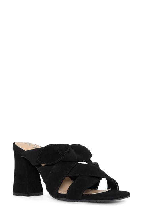 Loreri Slide Sandal in Black