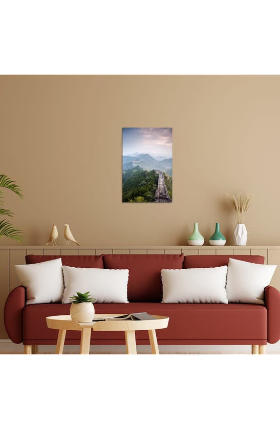 Icanvas The Great Wall Of China By Matteo Colombo Canvas Wall Art In Green Forest Wall