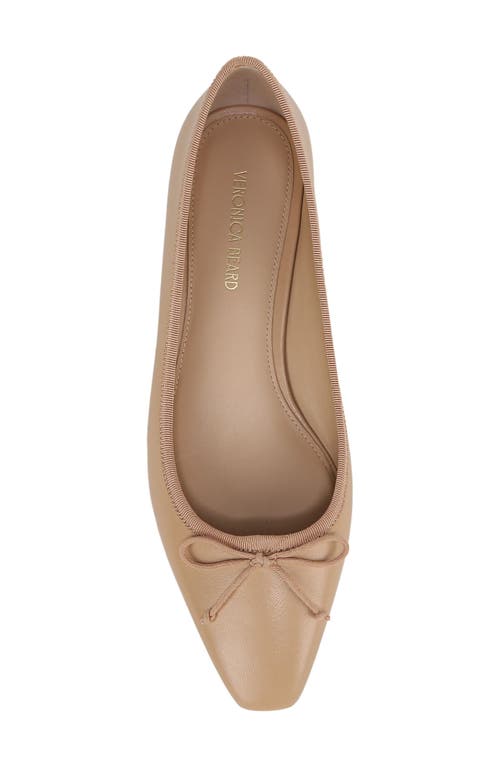 Shop Veronica Beard Cecile Square Toe Pump In Bisque