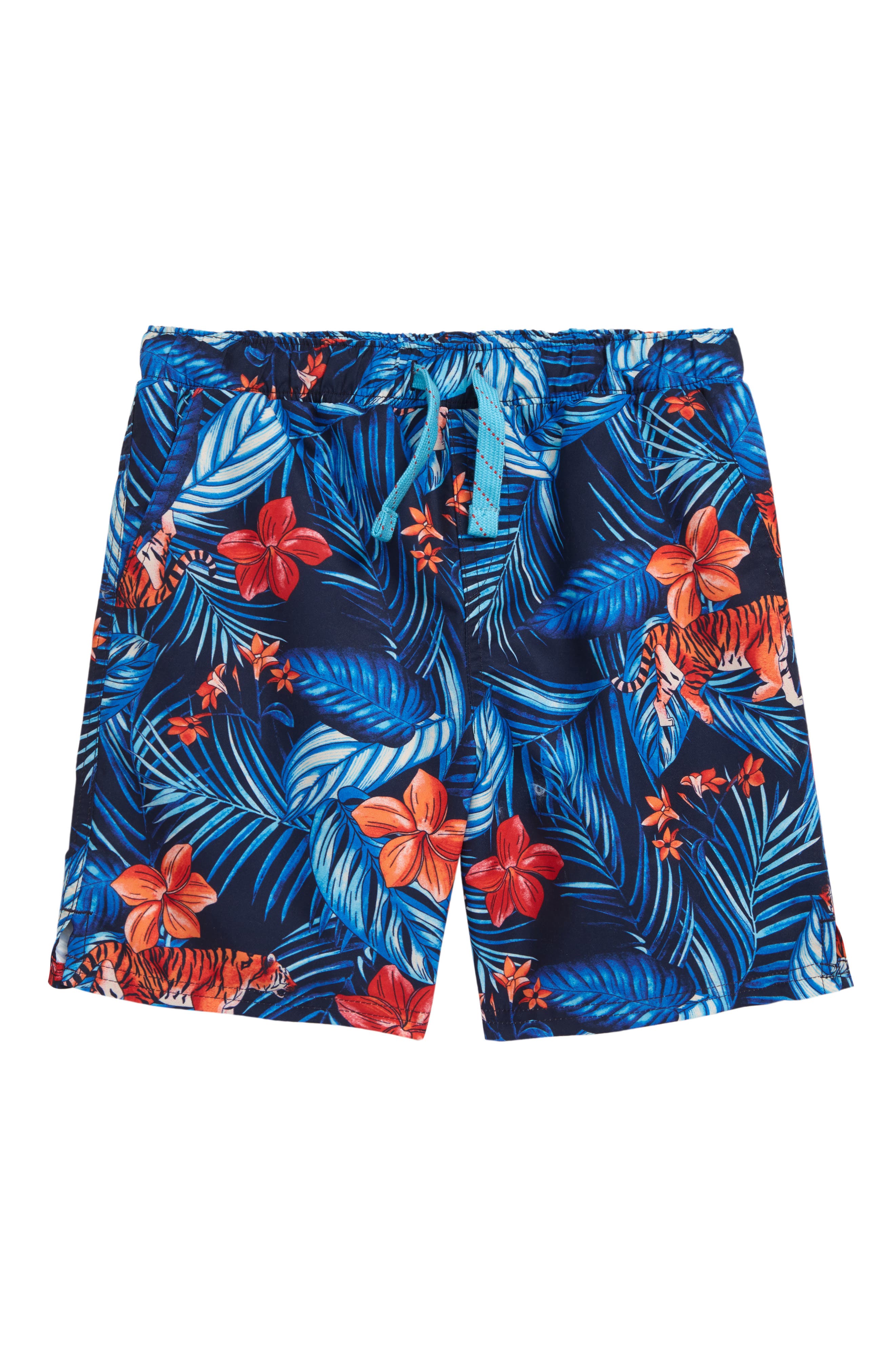 Boys School Sport Navy Swimming Trunk Shorts 