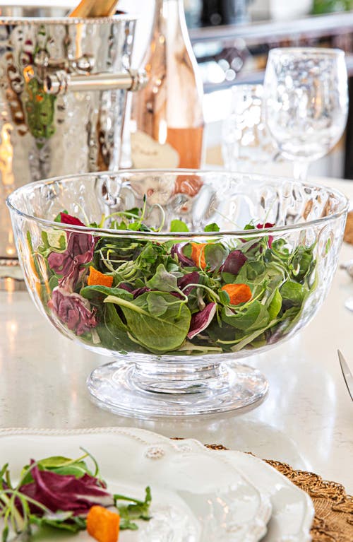Juliska Puro 10 Footed Bowl In Clear