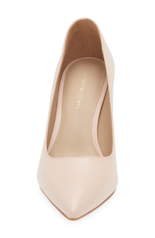 Stuart Weitzman 75 Pointed Toe Pump In Rosewater