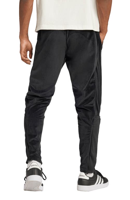 Shop Adidas Sportswear House Of Tiro Recycled Polyester Velour Track Pants In Black