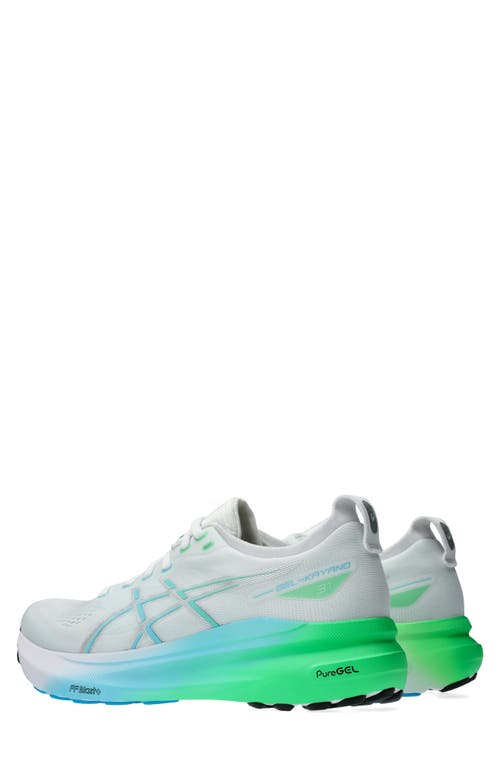 Shop Asics ® Gel-kayano® 31 Running Shoe In White/bright Cyan