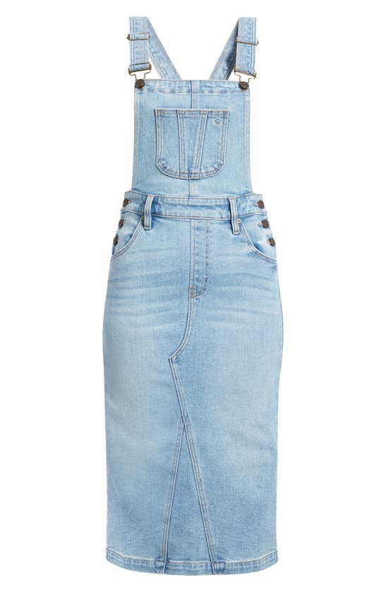 Shop Hidden Jeans Midi Denim Skirtall In Medium Wash