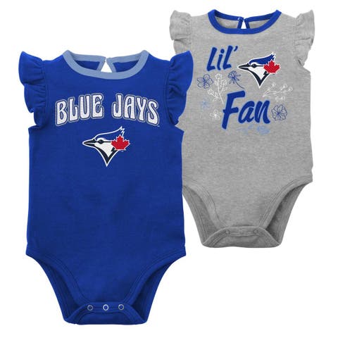 Chicago Cubs Infant Little Slugger Two-Pack Bodysuit Set - Royal