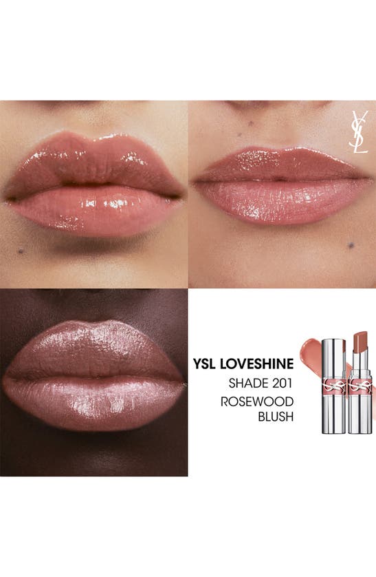 Shop Saint Laurent Loveshine Lip Oil Stick In 201