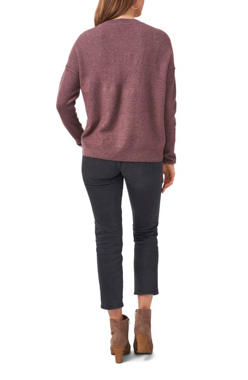 Vince Camuto Long Sleeve Extend Shoulder Sweater In Cuddle