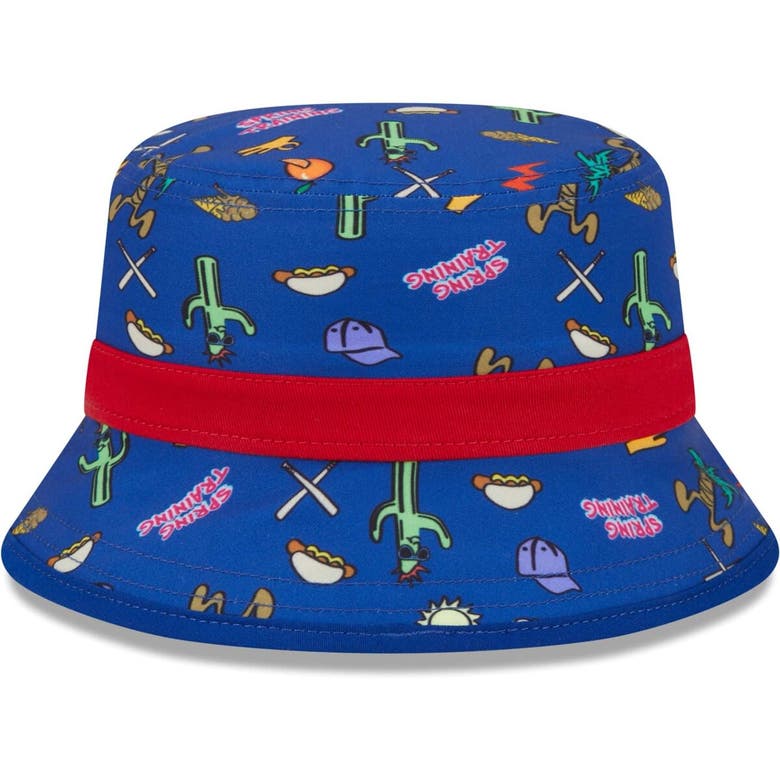 Shop New Era Toddler  Royal Chicago Cubs Spring Training Icon Bucket Hat