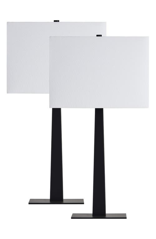 Renwil Candace Set of 2 Table Lamps in Matte Black at Nordstrom