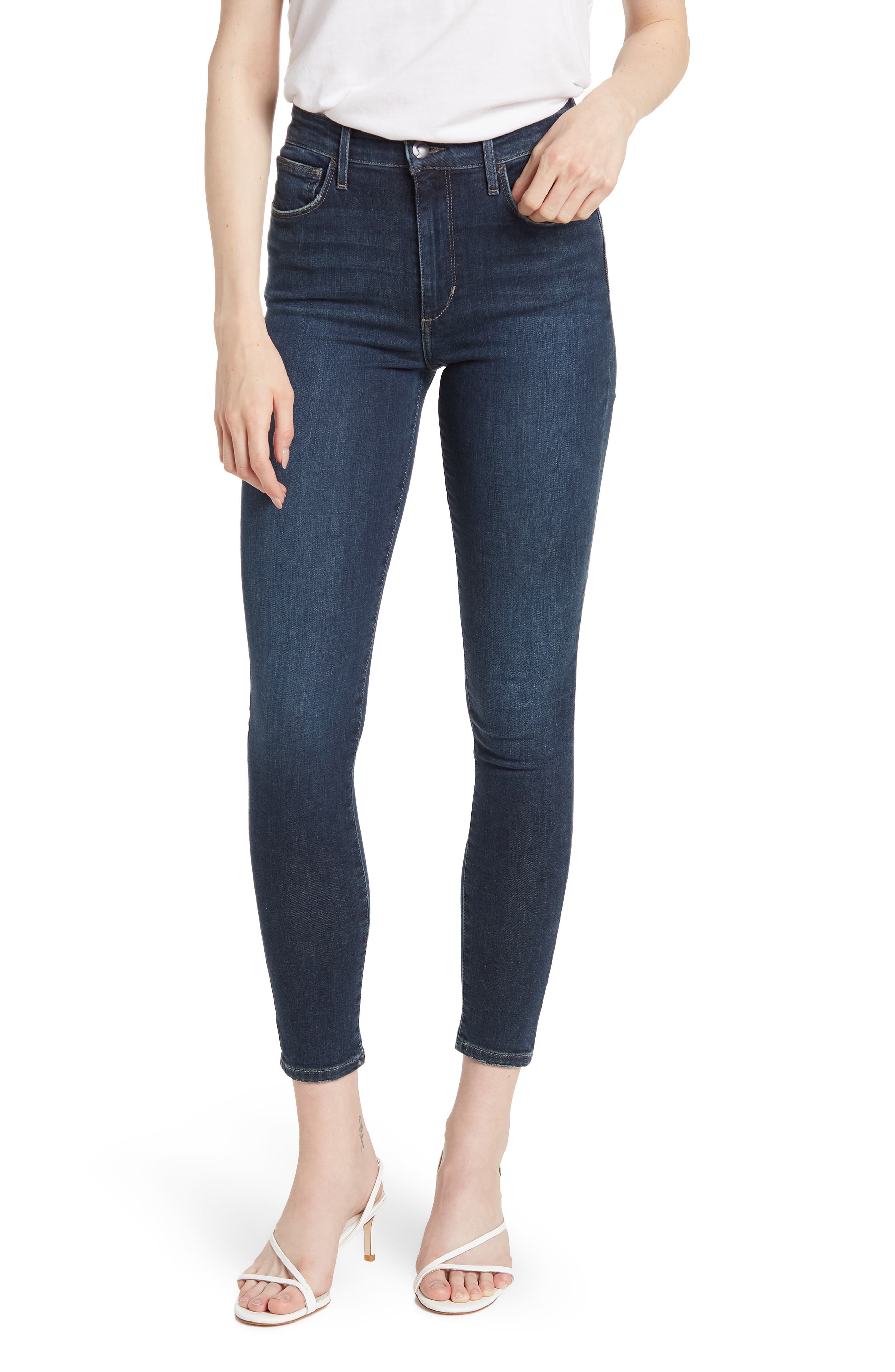 Christina High Rise Skinny Ankle Jeans 