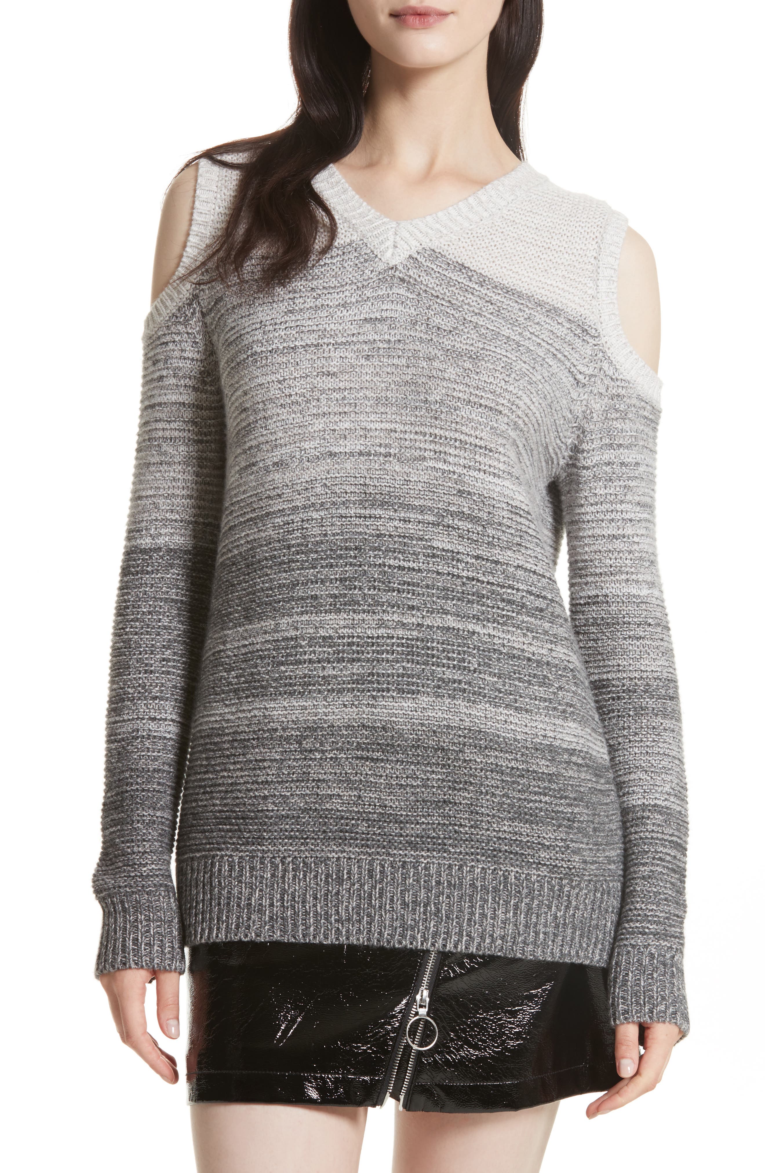 rebecca minkoff cold shoulder sweater