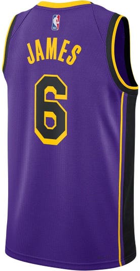 LeBron James Los Angeles Lakers Jordan Brand Unisex Swingman Jersey -  Statement Edition - Purple