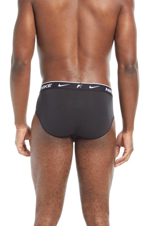 Nike Dri-fit 3-pack Everyday Performance Briefs In Black