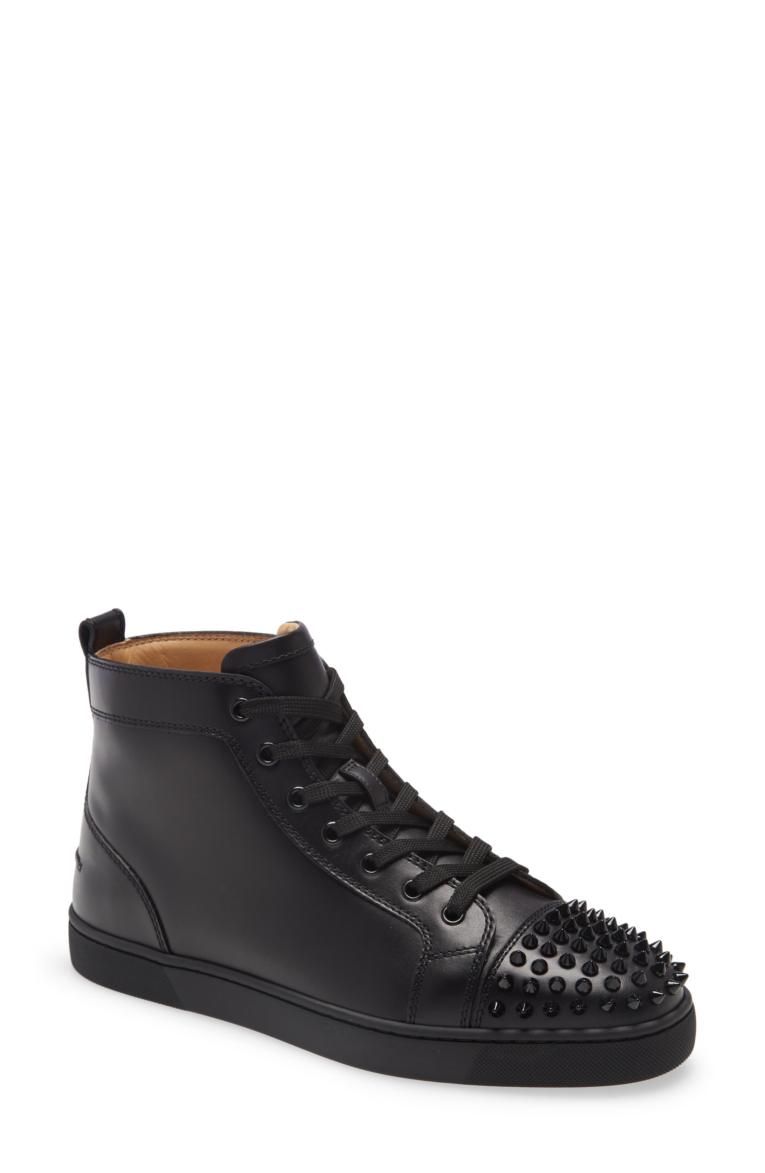 christian louboutin mens sneakers spikes