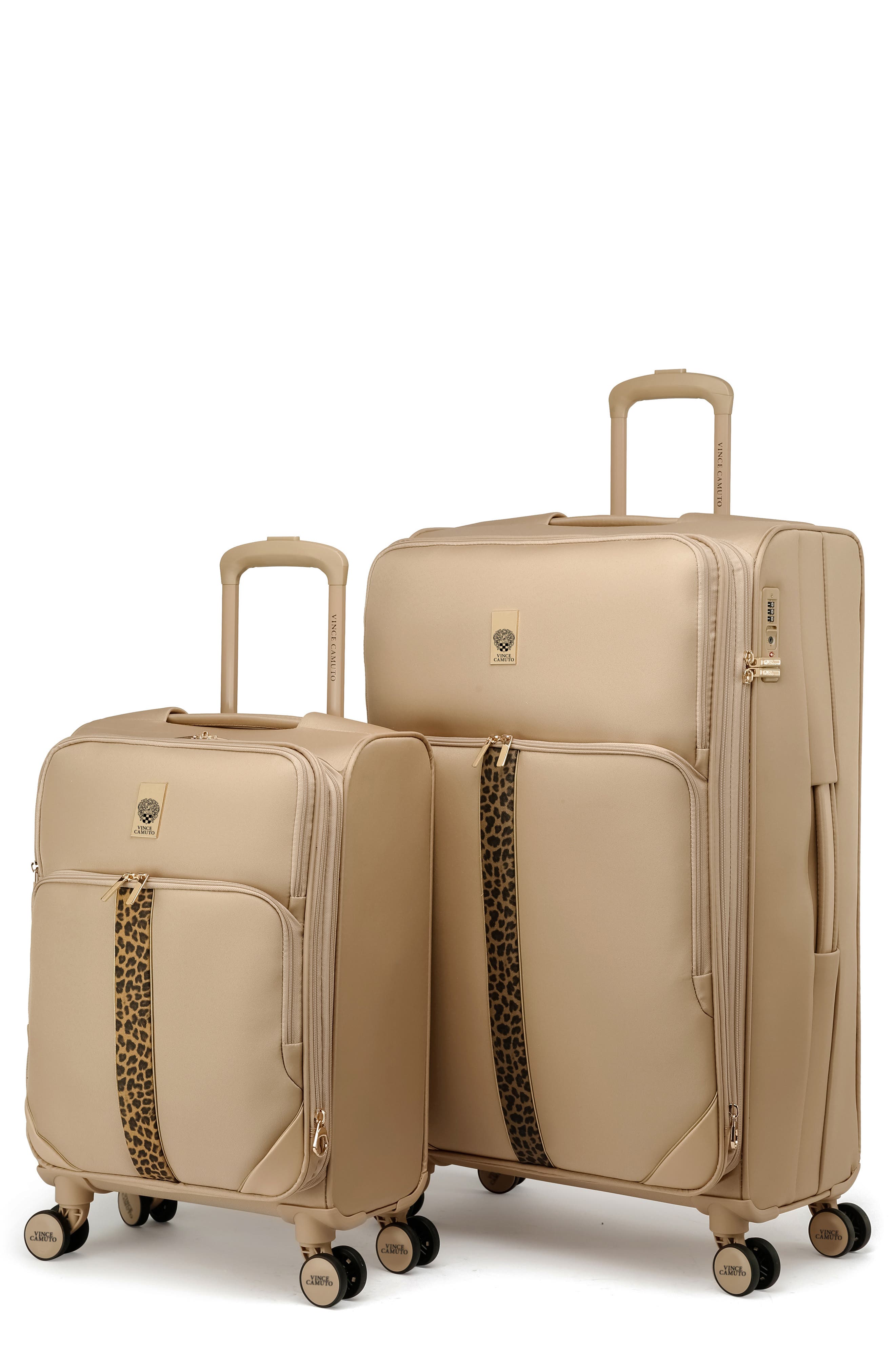 vince camuto rose gold luggage