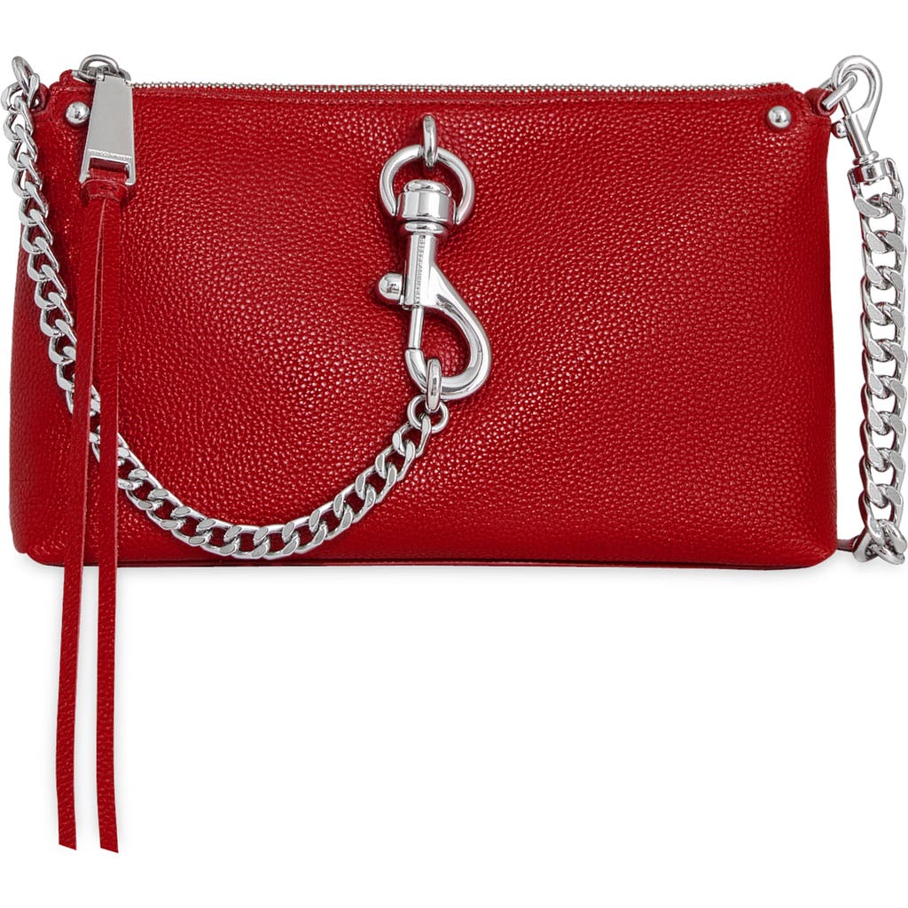 Rebecca Minkoff Megan Leather Crossbody Bag In Red