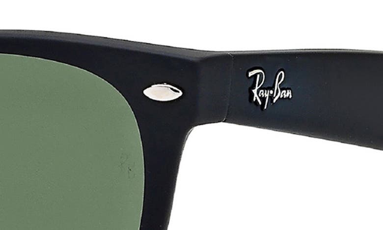 Ray Ban Wayfarer 58mm Rectangular Sunglasses In Matte Black