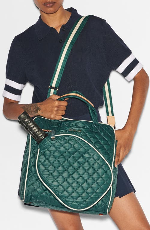 Shop Mz Wallace Quilted Pickleball Tote In Emerald