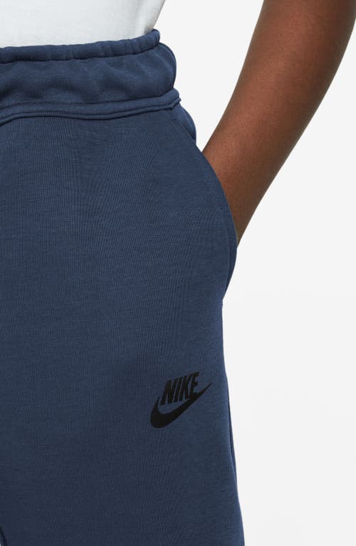 Nike Kids' Tech Fleece Joggers In Midnight Navy/aquarius/black