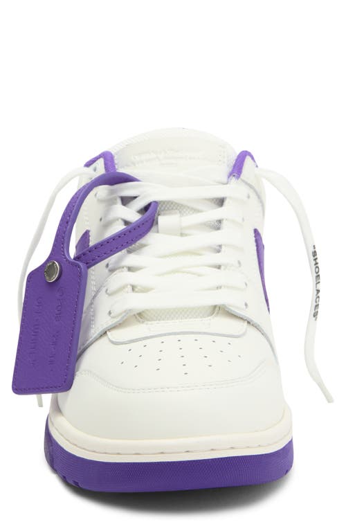 Off-white Out Of Office Low Top Sneaker In Purple