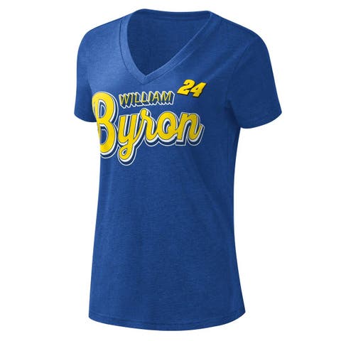 Fanatics Women's Branded Royal Milwaukee Brewers Bunt Raglan V-Neck T-shirt