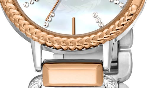 Roberto Cavalli Bracelet Watch, 30mm In Two Tone Silver And Rose Gold