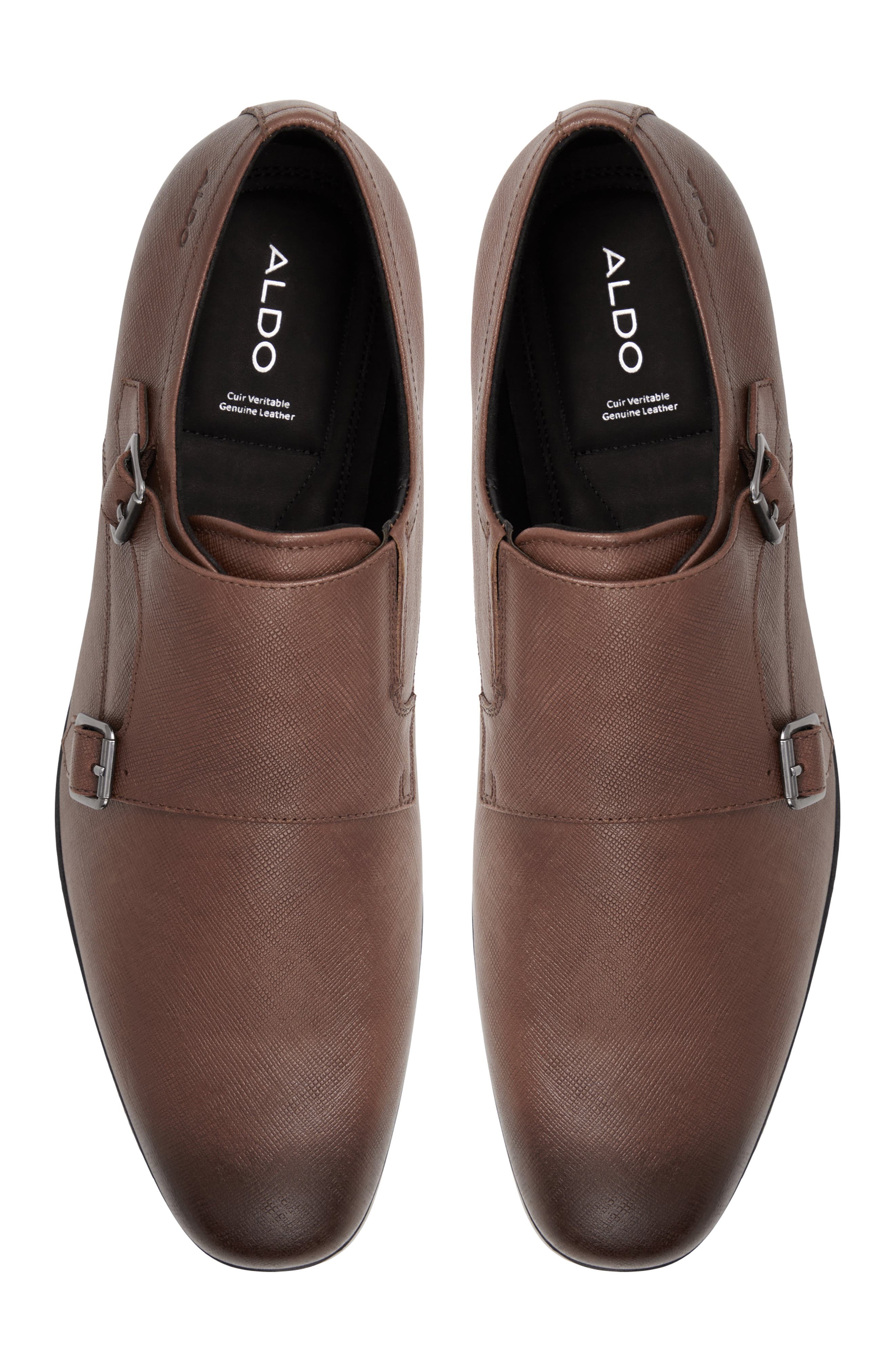 ALDO Benedetto Monk Strap Shoe in Cognac | Smart Closet