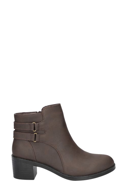 Shop Easy Street Murphy Bootie In Brown Matte